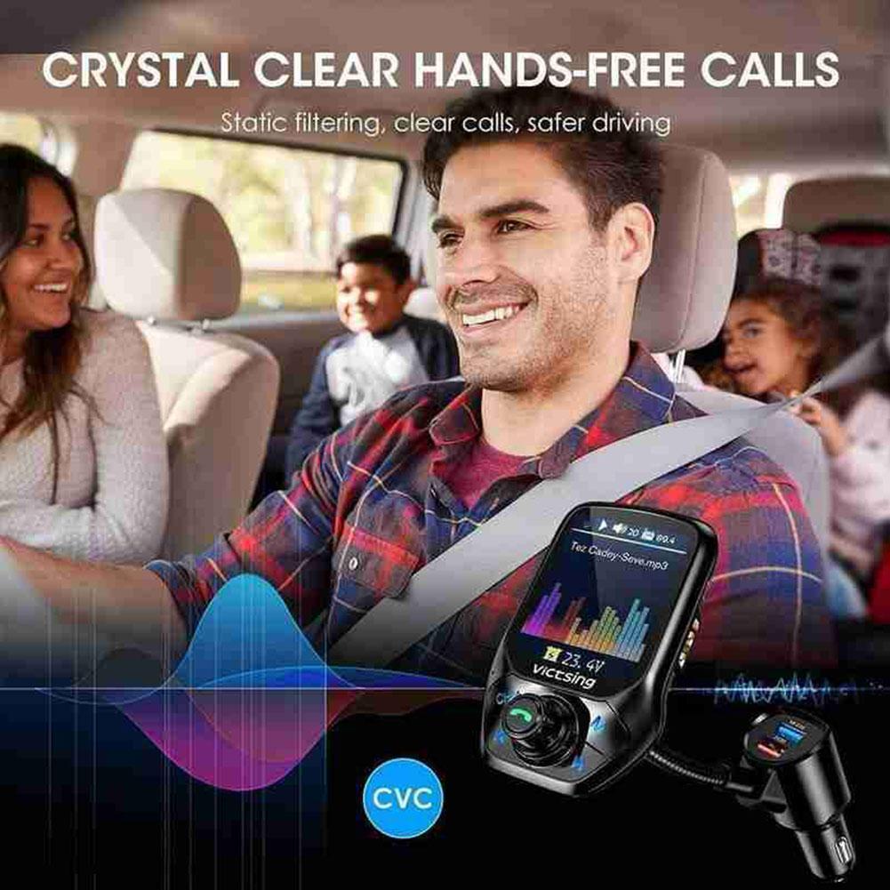 Bluetooth Car FM Transmitter MP3 Player Hands Free Radio USB Charger Adapter Kit Z1U4