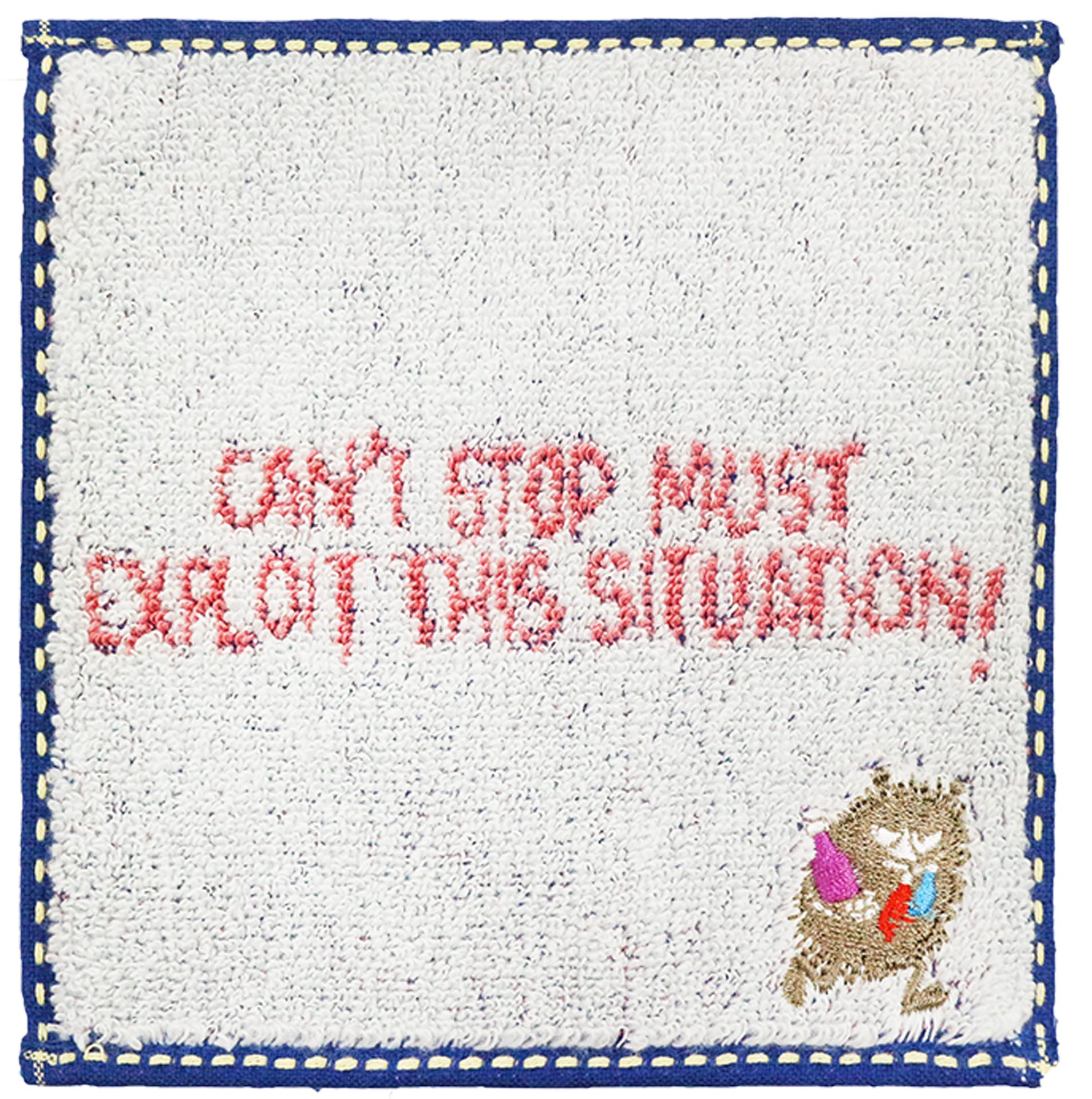 Marushin Mame Stinky the 15 x 15 cm Towel, Moomin, Mischievous, 1405030400,