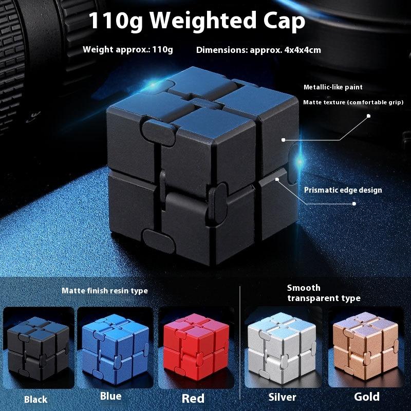 Infinite Rubik's Cube Variety Decompression Artifact Adult Decompression Metal Alloy Square Finger Toy