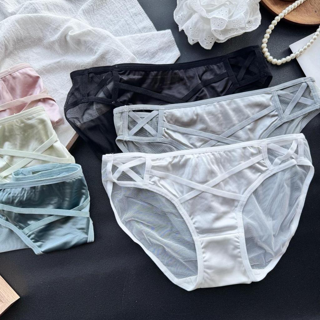 Clearance Ice Silk Lace Low-Rise Women's Panties