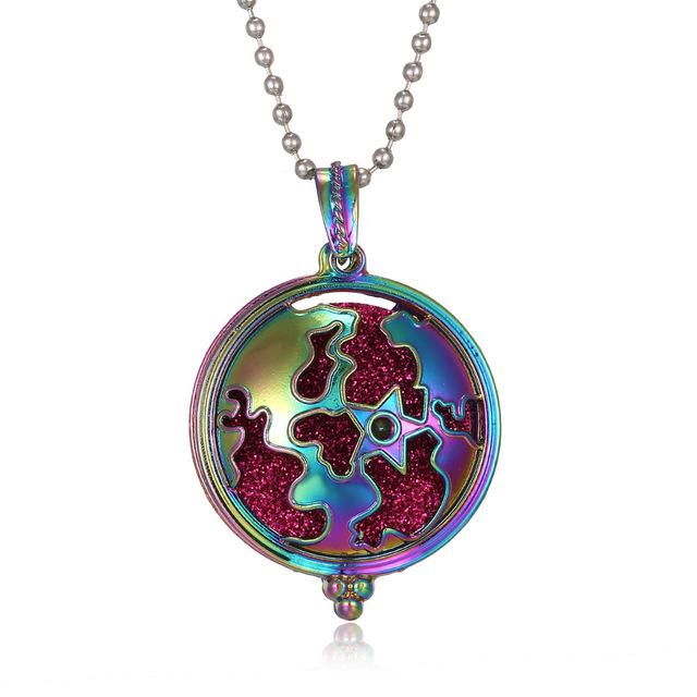 

2 шт. новое красочное ароматерапевтическое ожерелье, винтажный цветок, бабочка, дерево, сова, диффузор эфирного масла, ожерелье, парфюмерные медальоны, подвески