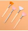 DIY Fan Brush Facial Mask Brush Soft Portable Makeup Brush Face Applicator Practical Beauty Make Up Tool For Women And Girls