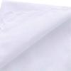 6pcs/Cotton handkerchief fan-shaped pocket square towel white 30cm