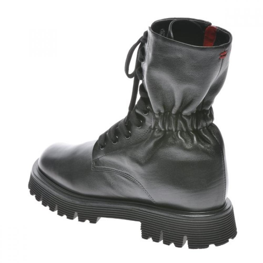 Riccio Anna Women Lace Up Walker Black Hs23hal002bk