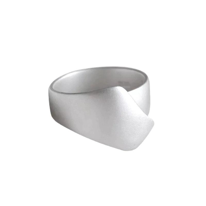 Korean-Style Geometric Open Ring for Women, Retro & Unisex Index Finger Ring