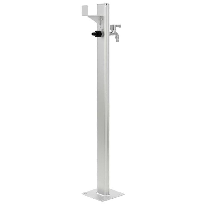 VidaXL Colonne à eau de jardin Aluminium 95 cm