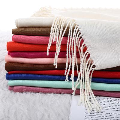 Desgine Brand Solid Women Cashmere Scarf Autumn Winter Warm Shawls Wraps 2021men 'S Pashmina Tassels Scarves Female Foulard Mujer