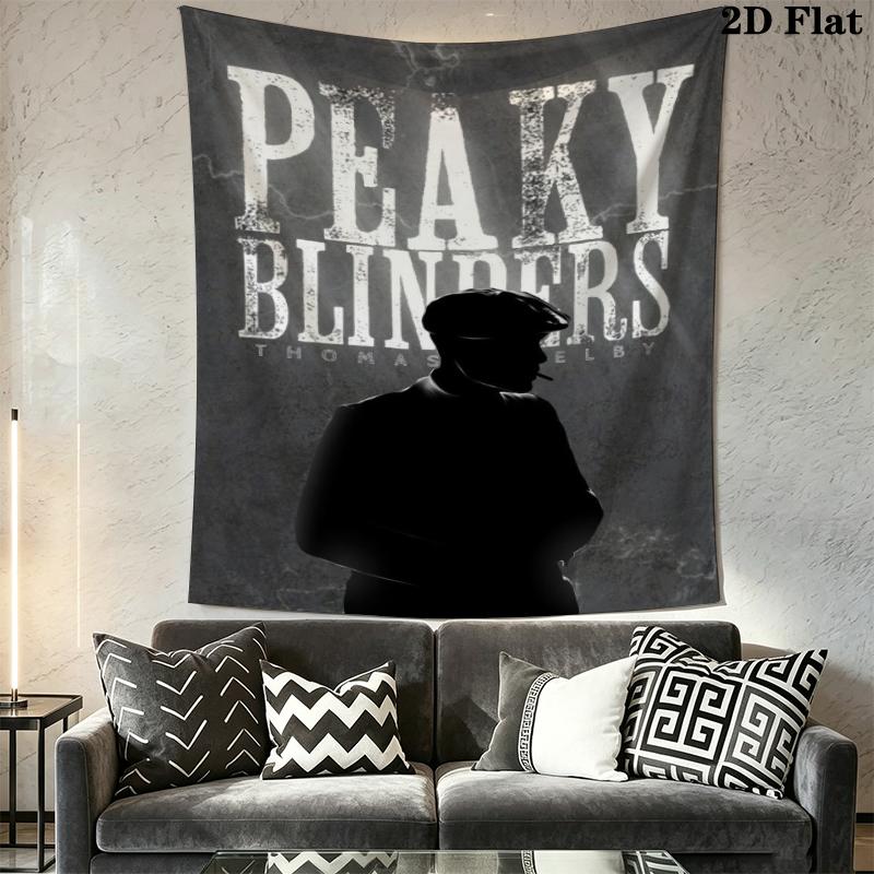 Peaky Blinders Wall Tapestry Aesthetic Wall Hanging Printed Fabric Blanket Decorative Tapestries for Bedroom Living Room Home Decor