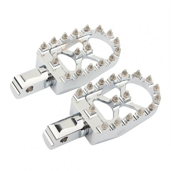 MX Wide Foot Pegs Softail Front Rear Footrests for Harley Softail Fatboy Street Bob FXBB Breakout Slim FLSL FXFB FXDR