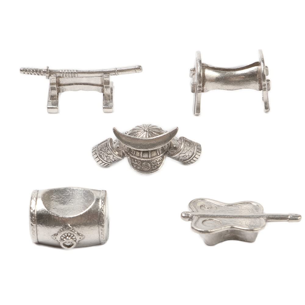 

Tin chopstick warrior set of in paulownia box rest, Gingado, assortment, 5,