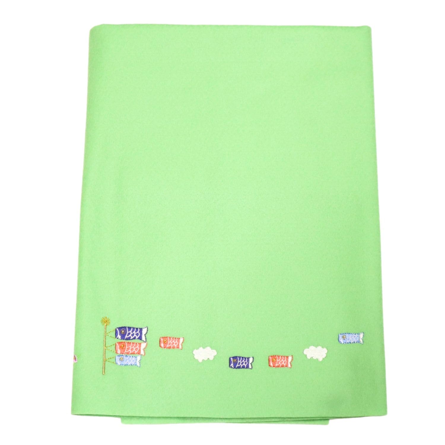 

May May Hannari Pale 75 x 55cm Doll, Mosen, Rug, Mosen, Embroidered, Green,