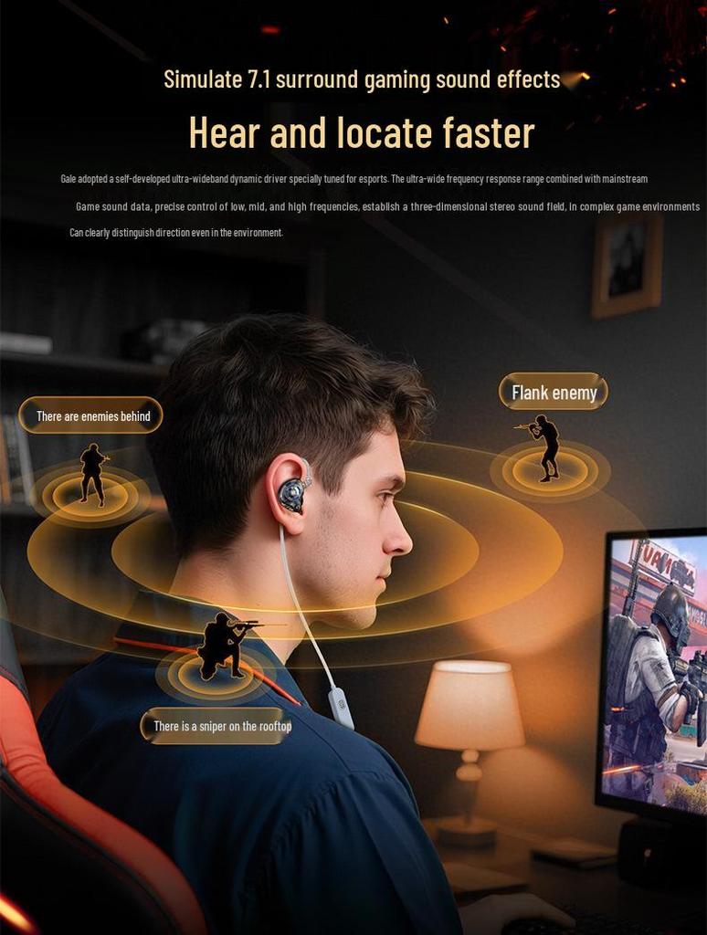 KZ-Gale Swift HiFi Gaming Headset