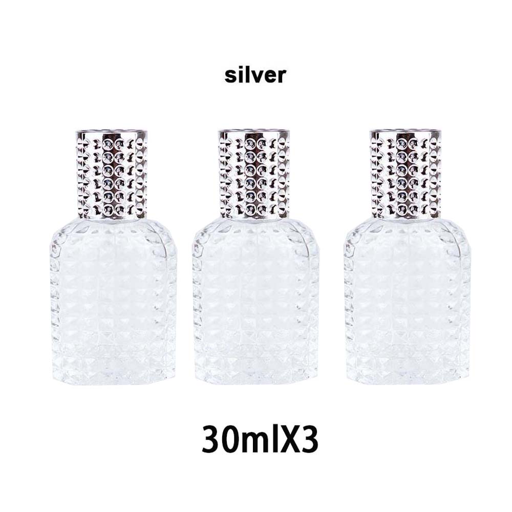 1/3Pcs 30ml 50ml New Style Pineapple Portable Glass Perfume Bottle With Spray Empty With Atomizer Refillable Bottles