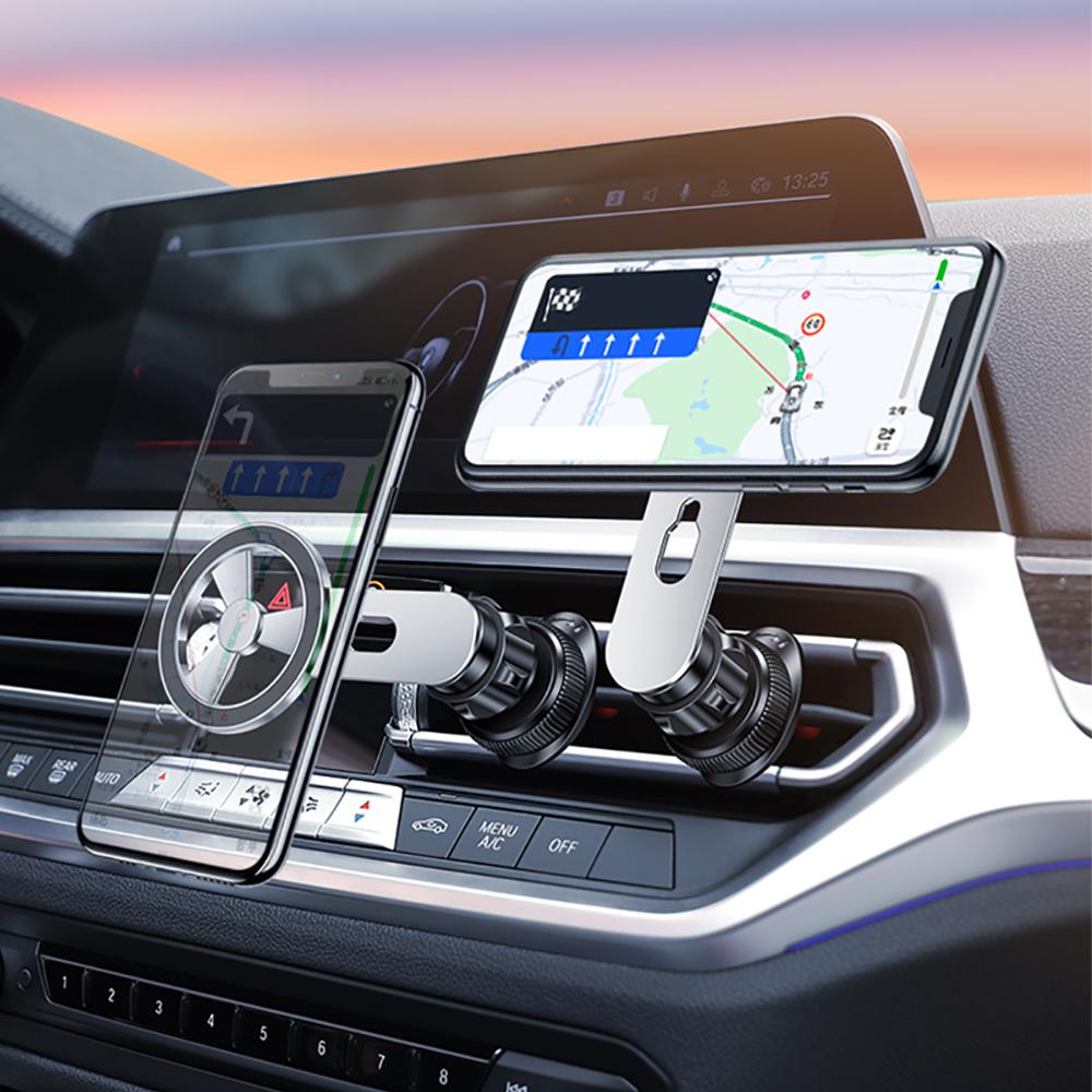 Pro Mag-Safe držák do auta [otočný držák na ventilační otvor pro telefon do auta] Magnetický držák telefonu do auta, držák na mobilní telefon do auta bez použití rukou