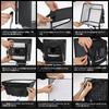 Neewer New Version Softbox Diffuser for NL660 RGB660 PRO II LED Video Light Panel, 12.6" X 11.6" Foldable with Grid/Bag/Shading Hood, No Removal Requi