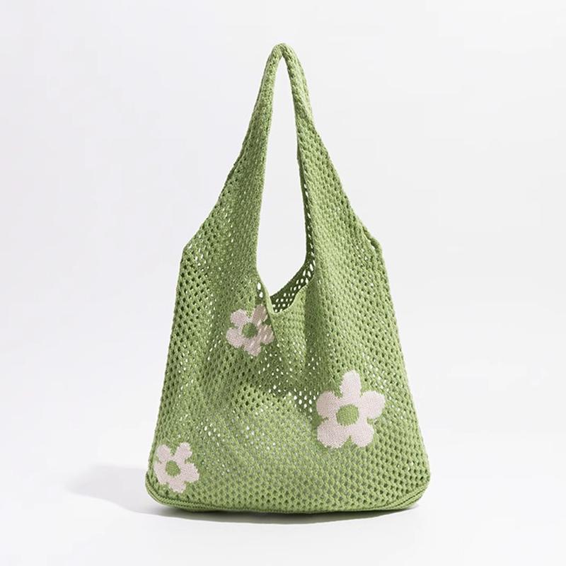 Sommer Vielseitige Große Kapazität Einkaufstasche Einfache Gewebte Schultertasche