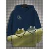 Autumn And Winter Animal Men's Hoodie Japanese Style Harajuku Art Casual Sports Hoodie Pattern Autumn And Winter