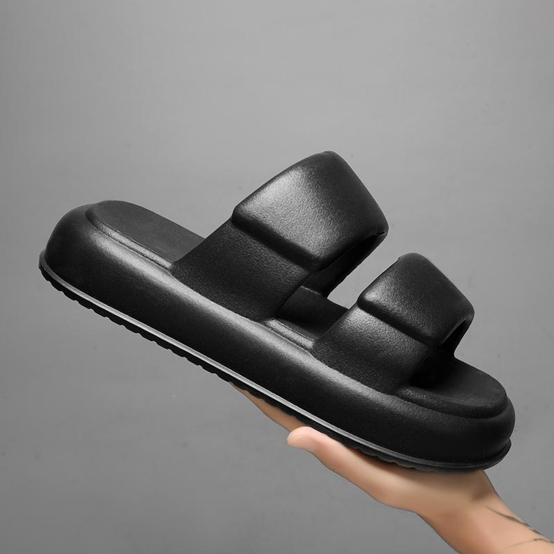 Big Size 40-45 Summer Platform Luxus Boy Couple's One Word Outdoor Sand Beach Sandals House Slippers Men's Shoes Free Shipping