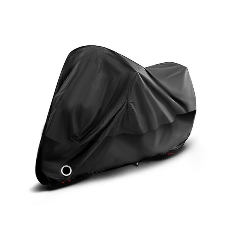 Motorcycle Rain Dust Sun Shield Wear Resistant Fabric Foldable Design Easy Storage And Quick Installation