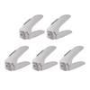 5Pcs Shoe Use Stacker Shoe Slots Adjustable Double-Layer Design Shoe Rack