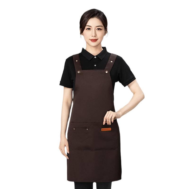 Waterproof Oil-Proof Stain-Resistant Apron for Catering, Coffee Shop, Restaurant, or Waiter Use
