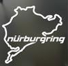 Nurburgring Sticker Funny Car Track Window Decal Racing Nurburgring Track Sticker Decoration