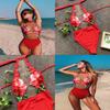 Stylish Women's One Piece Beach Swimsuit Swimwear Bathing Monokini Padded Bikini Flower For Effortless Summer Elegance