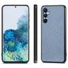 For Samsung Galaxy A16 4G/5G Case Carbon Fiber Texture PU+PC+TPU Phone Cover