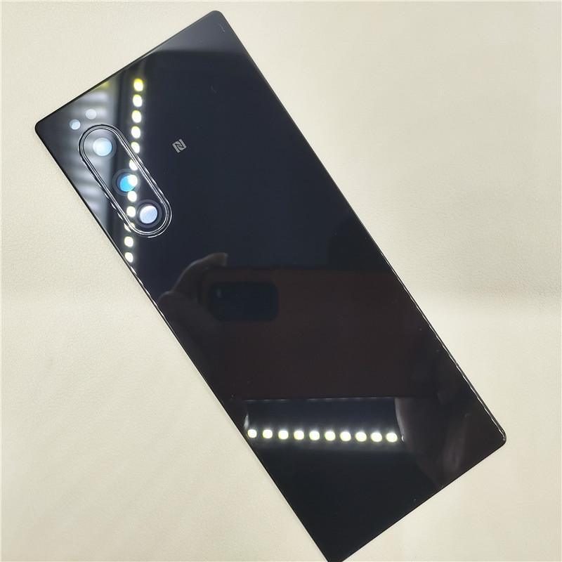 Cover Posteriore in Vetro per Sony Xperia 5 J8210 J8270 J9210 Sostituzione Alloggiamento Porta Posteriore Batteria
