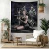 Gothic Style Wall Decor Tapestry Art For Pet Memorial Birthdaywedding Party Backdrop Family Gift