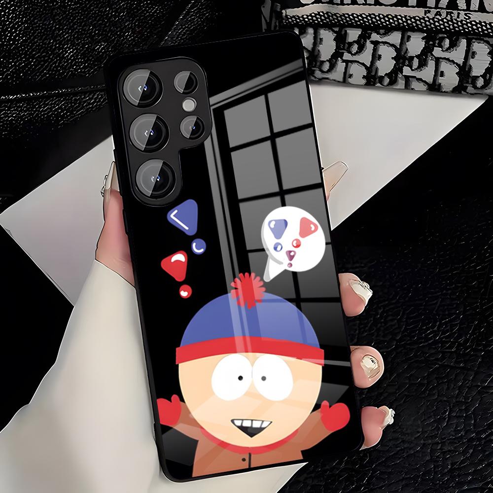 Cool South Park Phone Case For Samsung A25 A13 A33 5G A54 A36 A35 A56 A52 A14 Shockproof Glass Cover