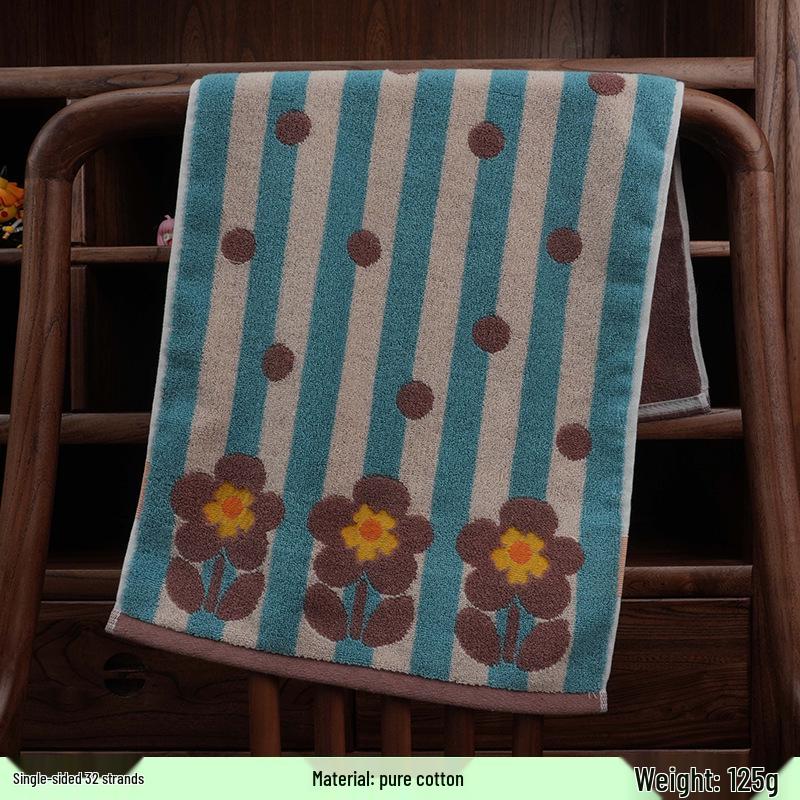 Thick Absorbent Pure Cotton Face Towel for Adults