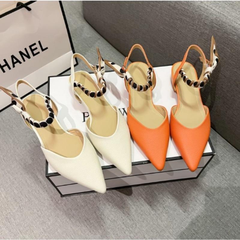 Fashion Wear Flat-soled Women's Summer New Style Ribbon Niche Pointed Dance Fashionable and Comfortable Outdoor Temperament Single Shoes