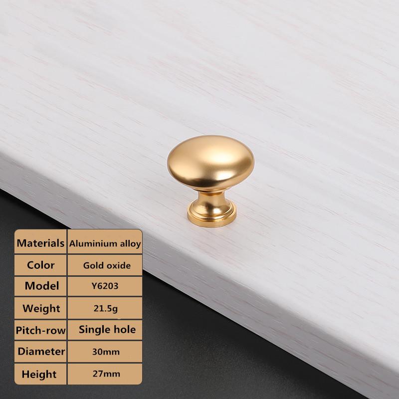 Zinc Alloy Pearl Gold Cabinet Knobs Kitchen Door Handles Drawer Cupboard Door Handle Cabinet Handles for Furniture Hardware