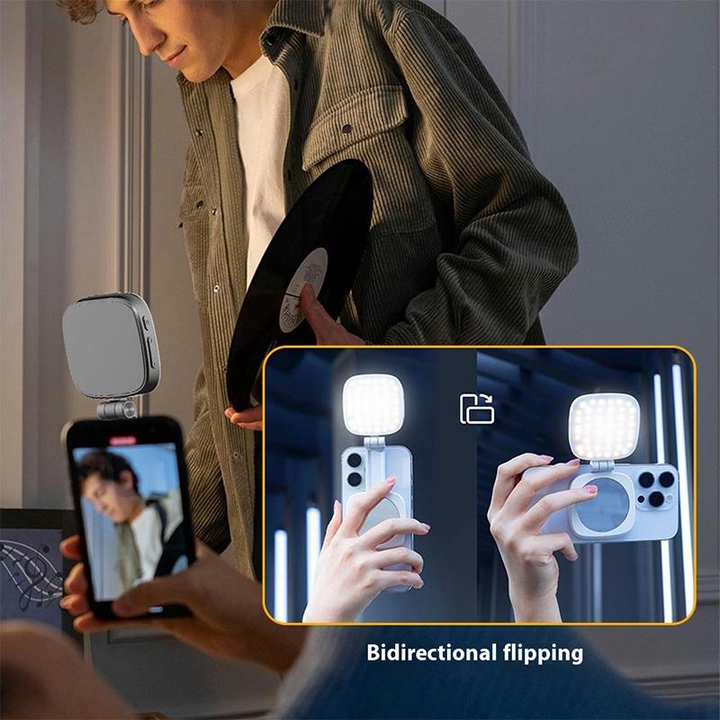 CYKE Magnetic Fill Light 3 Color Temperatures Phone Selfie Beauty Lamp Handheld LED Video Light