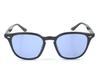 Shiny Sunglasses for Modern Ray-Ban RB4258-F 601/80 [Ray-Ban] Black, Authentic, UV-cut Men, Blue, "Warranty Included"