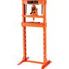 Hydraulic, 12 Ton H-Frame Floor, Stamping Plates, Adjustable Working Table Height for Bending or Straightening Metal, Garages, or Homes Shop Press,