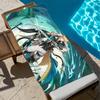 Towel Beach Genshin Varka Bath Quick-Drying Lightweight Portable Sauna Camping Swim Pool Impact Travel