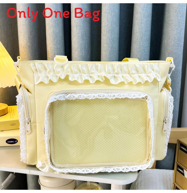 Nylon Crossbody Bag With Zipper Pocket For Daily Use