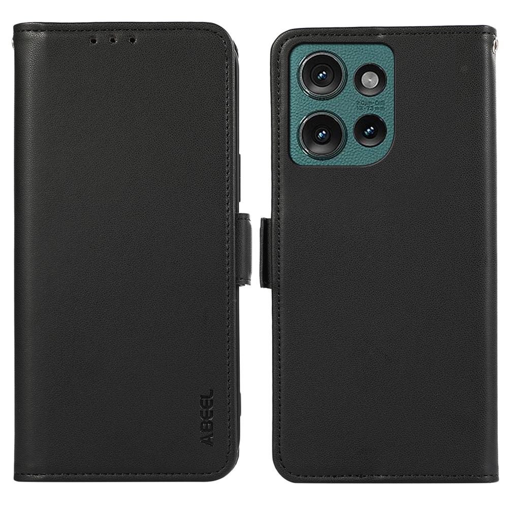 ABEEL For Motorola Edge 50 Neo 5G/Moto S50 5G/Thinkphone 25 5G Case Leather Phone Cover with RFID Blocking Wallet