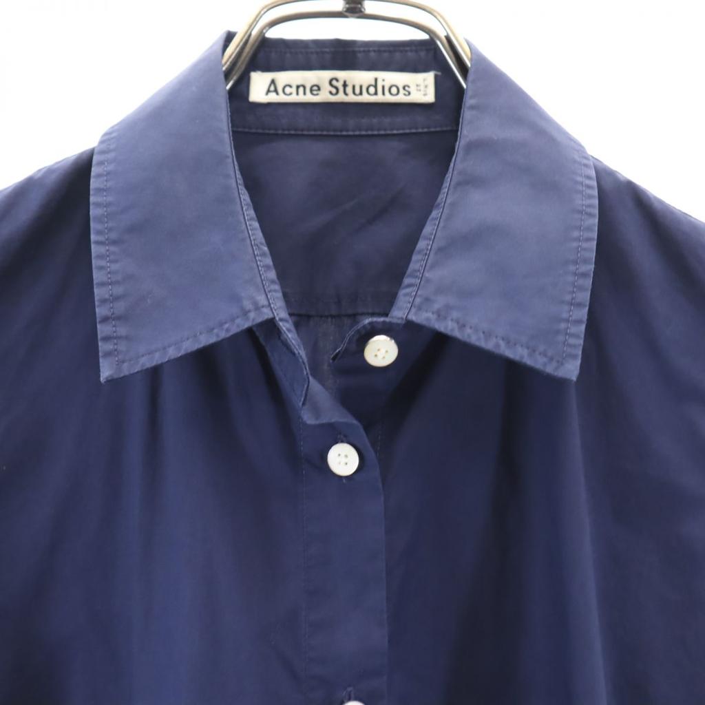 ACNE STUDIOS No sleeve shirt 32 Navy Cut Women Used