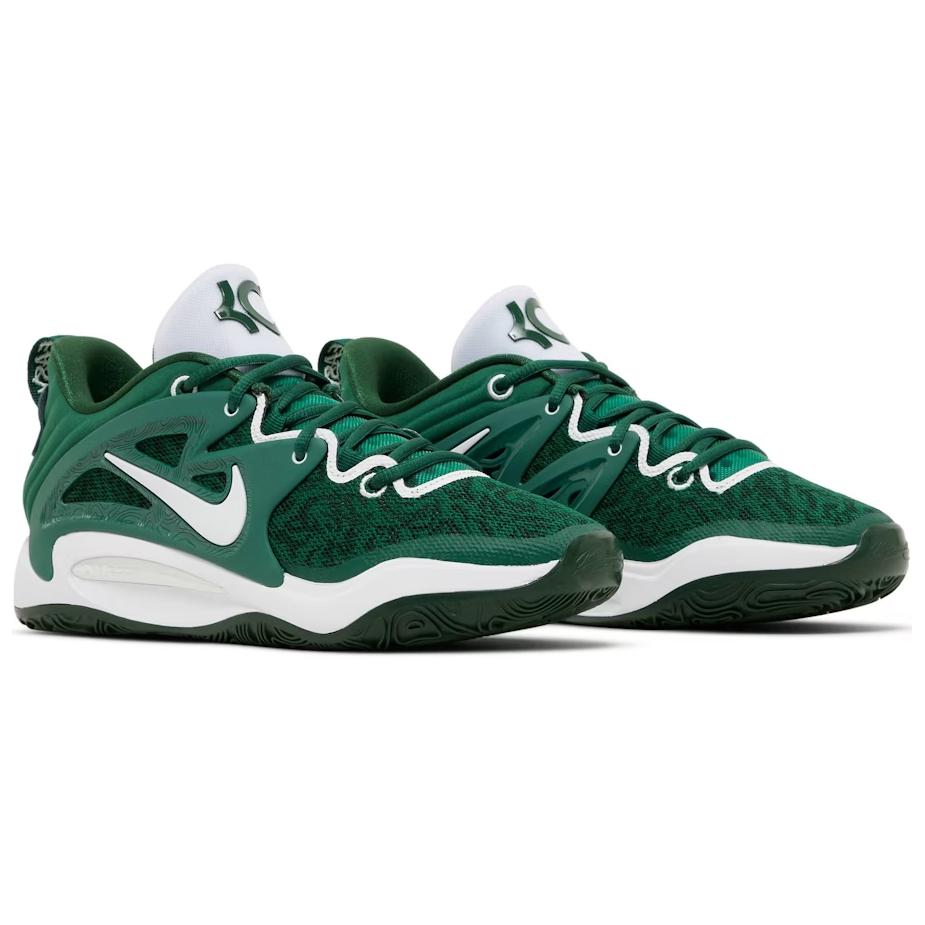 Nike KD 15 TB Gorge Green Unisex Sneakers White DX6648-300