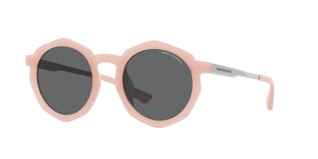Sunglasses AX4132SU SHINY OPALINE PINK GREY Lens 51 [Armani Exchange] Frame/DARK