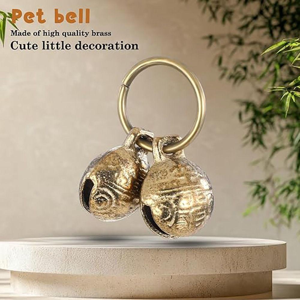 Anti Theft Dog Charm Bells Extra Loud Pet Pendant Bells Decorative Pet Collar Bells Pets Training