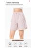Women's High-Waisted Quick-Dry Capri Fitness Shorts