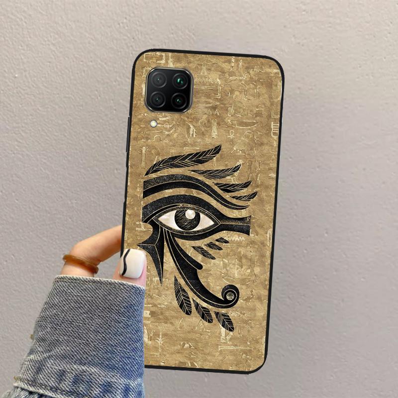 Egyptian Eye of Horus Art For Huawei Nova 10 9 SE 8i 11i 12i 12s Y60 Y61 Y70 Y90 Y72 Y73 Y91 P60 Pro P40 P30 Lite Case