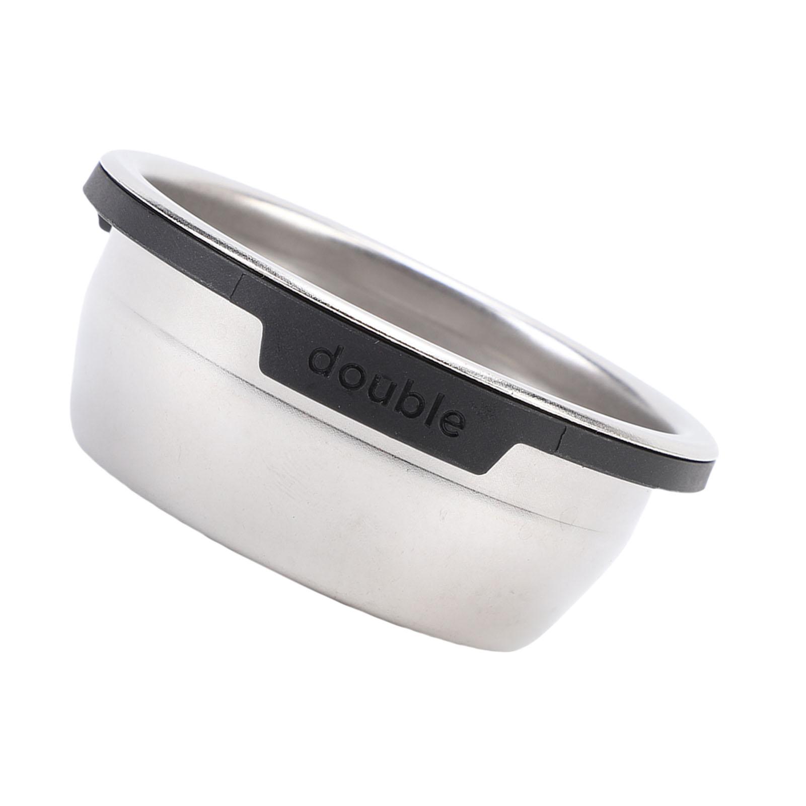 

Portafilter Filter Basket Fit for ES601 655 701 Coffee Machine 2 Cups Portafilter Stainless Steel Coffee Filter L