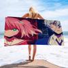 Anime Talentless NanaS Beach Towel Colorful Bath Towels for Girl Microfiber Quick Dry Custom Sand Free Beach Yoga Spa Gym Pool