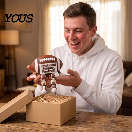 Sports Fan Desk Accessory Ball Buddy Figurine with Articulated Legs, Shelf Sitter Statues, Baseball Decor Movable Joints Football/Tennis