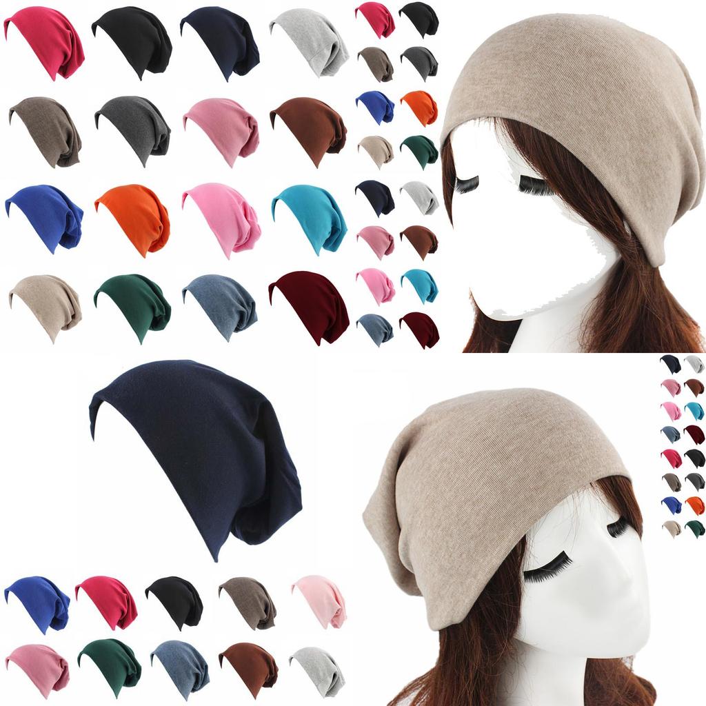 Women Mens Beanie Hat Oversized Slouch Winter Ski Hiphop Skull Knitted Hat Cap
